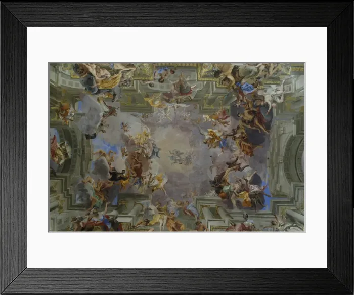 Framed Print : Italy. Rome. The Church of St. Ignatius of Loyola at Campus Framed Print : Italy. Rome. The Church of St. Ignatius of Loyola at Campus