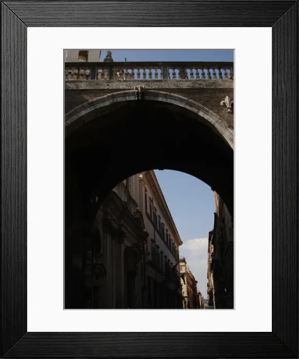 Framed Print : Italy. Rome. Farnese Arch in Via Giulia Framed Print : Italy. Rome. Farnese Arch in Via Giulia