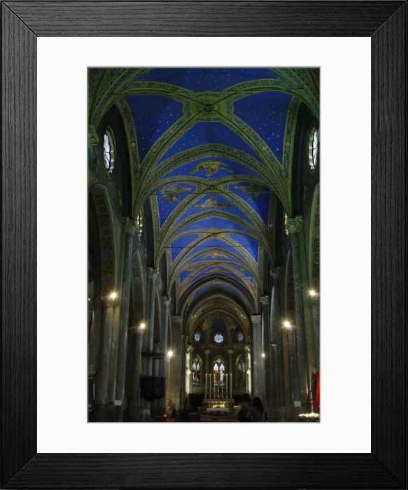 Framed Print : Gothic Art. Italy. Saint Mary above Minerva. Interior. Rome Framed Print : Gothic Art. Italy. Saint Mary above Minerva. Interior. Rome