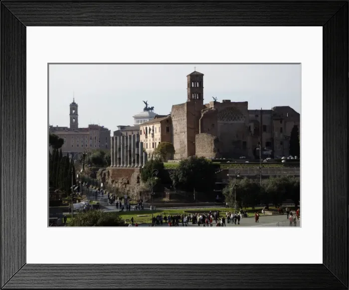 Framed Print : Italy. Rome. Basilica of Santa Francesca Romana next to Framed Print : Italy. Rome. Basilica of Santa Francesca Romana next to