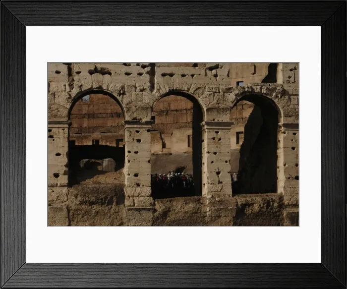 Framed Print : Italy. Rome. The Colosseum. 1st century A. C. Detail Framed Print : Italy. Rome. The Colosseum. 1st century A. C. Detail