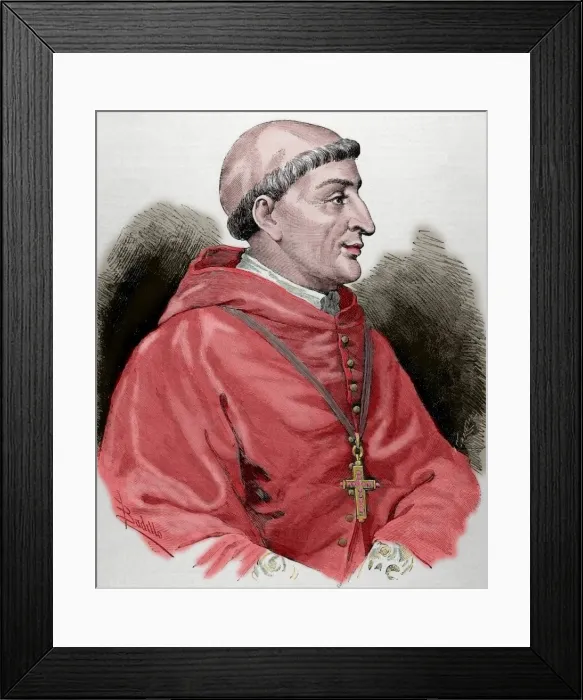 Framed Print : Francisco Jimenez of Cisneros (1436-1517). Spanish cardinal Framed Print : Francisco Jimenez of Cisneros (1436-1517). Spanish cardinal