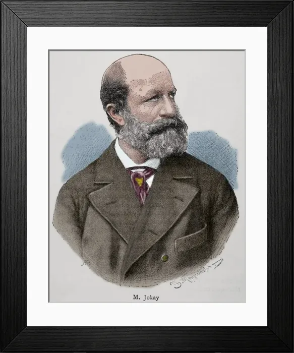 Framed Print : Ma?o?a?r Ja?o?a?kai (1825-1904). Hungarian dramatist a Framed Print : Ma?o?a?r Ja?o?a?kai (1825-1904). Hungarian dramatist a
