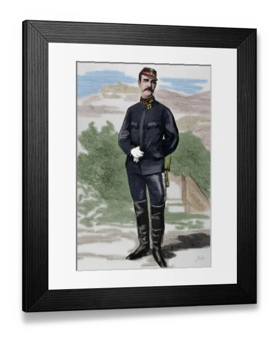 Framed Print : George I of Greece (1845-1913). Colored engraving Framed Print : George I of Greece (1845-1913). Colored engraving