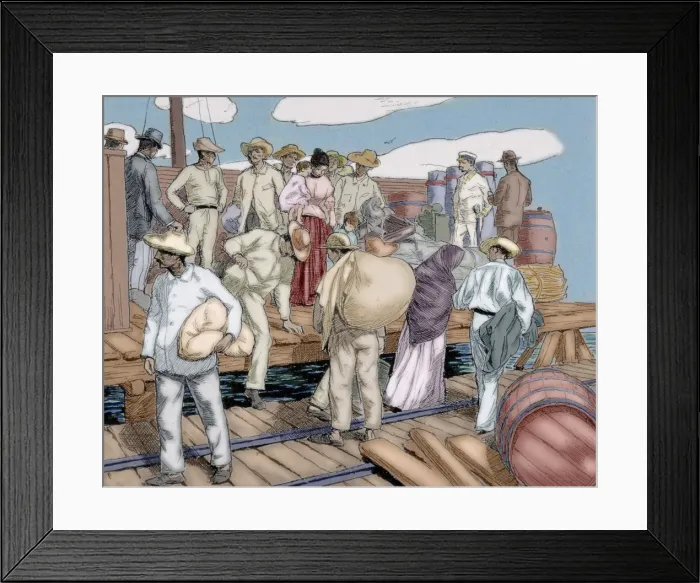 Framed Print : Cuban War of Independence (1895-1898). Rebels appeal for a p Framed Print : Cuban War of Independence (1895-1898). Rebels appeal for a p