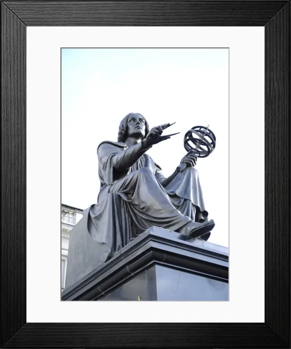 Framed Print : Statue of Nicolaus Copernicus (1473-1543) by Thorvaldsen (17 Framed Print : Statue of Nicolaus Copernicus (1473-1543) by Thorvaldsen (17