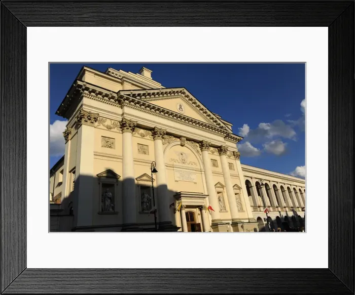 Framed Print : Poland. Warsaw. Saint Annes Church. 18th century Framed Print : Poland. Warsaw. Saint Annes Church. 18th century