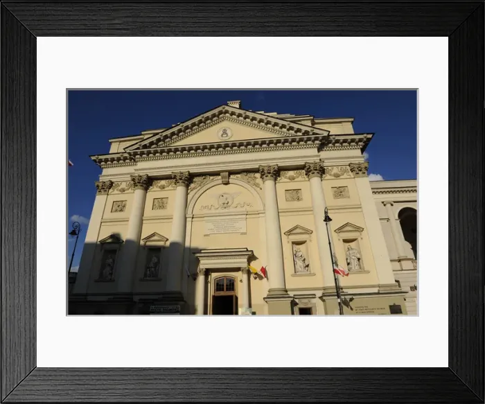 Framed Print : Poland. Warsaw. Saint Annes Church. 18th century Framed Print : Poland. Warsaw. Saint Annes Church. 18th century