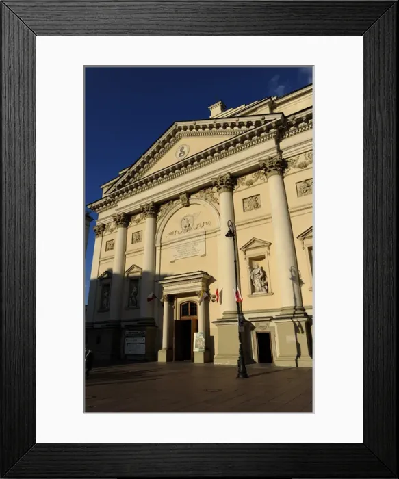 Framed Print : Poland. Warsaw. Saint Annes Church. 18th century Framed Print : Poland. Warsaw. Saint Annes Church. 18th century