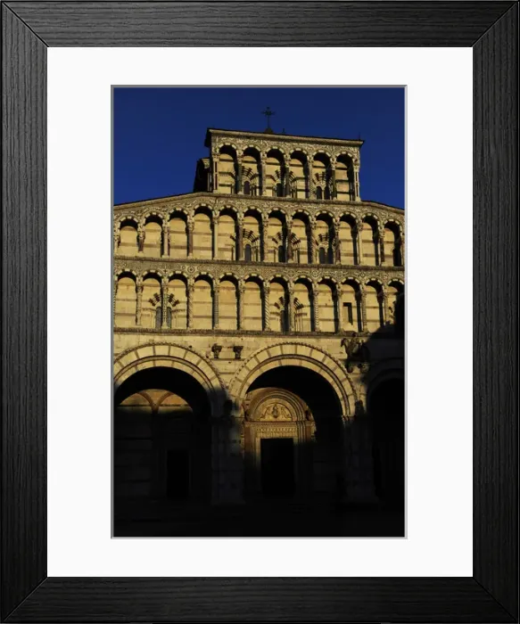 Framed Print : Italy. Lucca. Cathedral of Saint Martin. Facade Framed Print : Italy. Lucca. Cathedral of Saint Martin. Facade