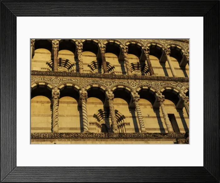 Framed Print : Italy. Lucca. Cathedral of Saint Martin. Facade Framed Print : Italy. Lucca. Cathedral of Saint Martin. Facade