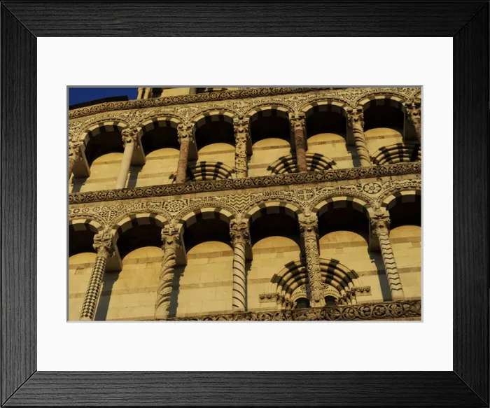 Framed Print : Italy. Lucca. Cathedral of Saint Martin. Facade Framed Print : Italy. Lucca. Cathedral of Saint Martin. Facade