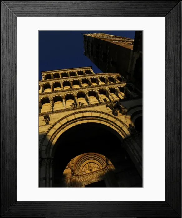 Framed Print : Italy. Lucca. Cathedral of Saint Martin. Facade Framed Print : Italy. Lucca. Cathedral of Saint Martin. Facade