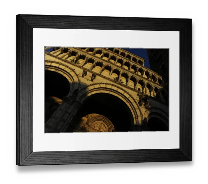 Framed Print : Italy. Lucca. Cathedral of Saint Martin. Facade Framed Print : Italy. Lucca. Cathedral of Saint Martin. Facade