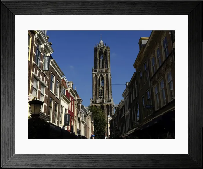 Framed Print : Tower of the Cathedral of Saint Martin. 14th century. Utrech Framed Print : Tower of the Cathedral of Saint Martin. 14th century. Utrech