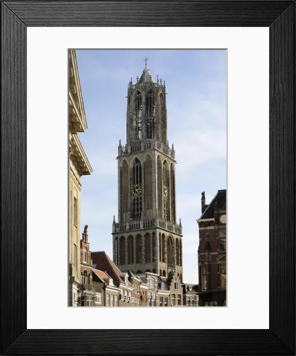 Framed Print : Tower of the Cathedral of Saint Martin. 14th century. Utrech Framed Print : Tower of the Cathedral of Saint Martin. 14th century. Utrech