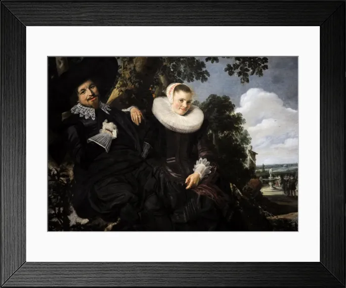 Framed Print : Portrait of a Couple, c. 1622, by Frans Hals (c. 1582-1666) Framed Print : Portrait of a Couple, c. 1622, by Frans Hals (c. 1582-1666)