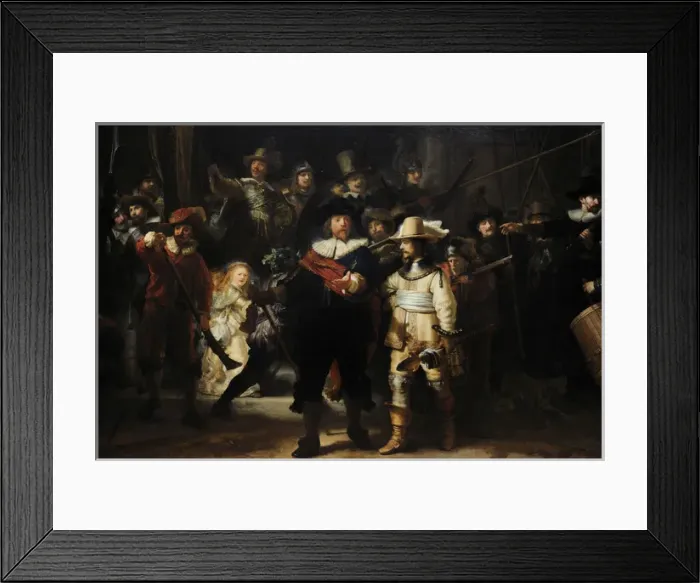 Framed Print : The Night Watch, 1662, by Rembrandt (1606-1669) Framed Print : The Night Watch, 1662, by Rembrandt (1606-1669)