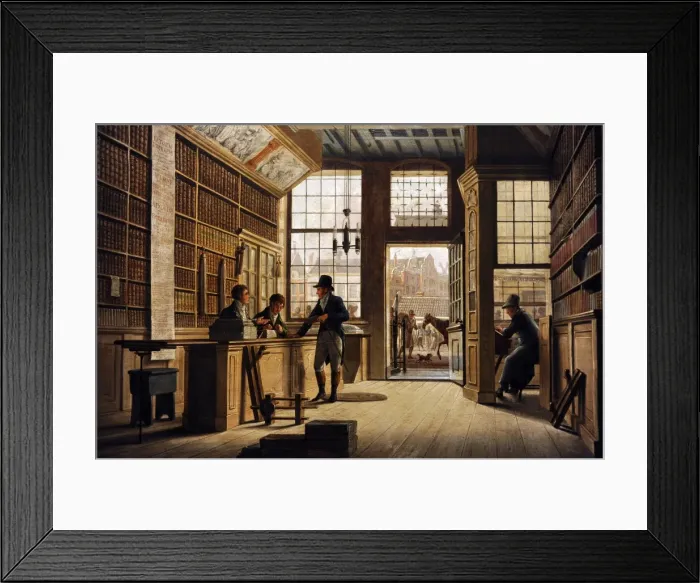 Framed Print : The Shop of the Bookdealer Pieter Meijer Warnars on the Vijg Framed Print : The Shop of the Bookdealer Pieter Meijer Warnars on the Vijg