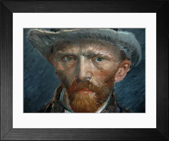 Framed Print : Self-portrait, 1887, by Vincent van Gogh (1853-1890) Framed Print : Self-portrait, 1887, by Vincent van Gogh (1853-1890)