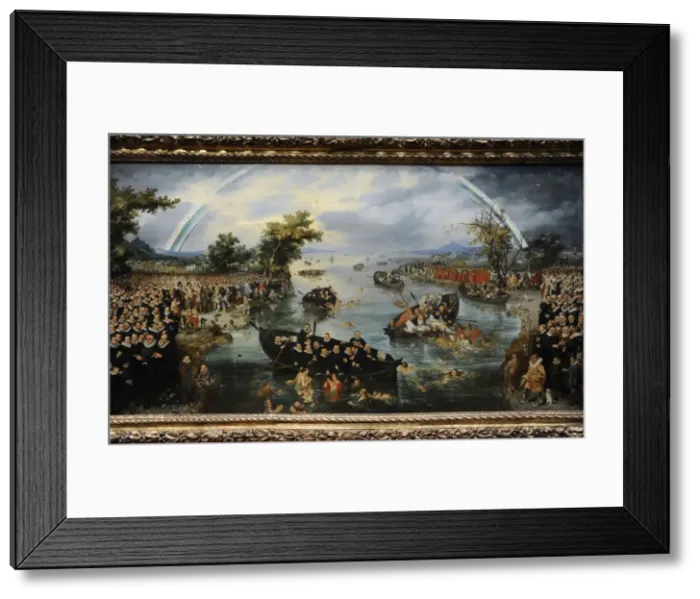 Framed Print : Fishing for Souls, 1614, by Adriaen Pietersz van de Venne (c Framed Print : Fishing for Souls, 1614, by Adriaen Pietersz van de Venne (c