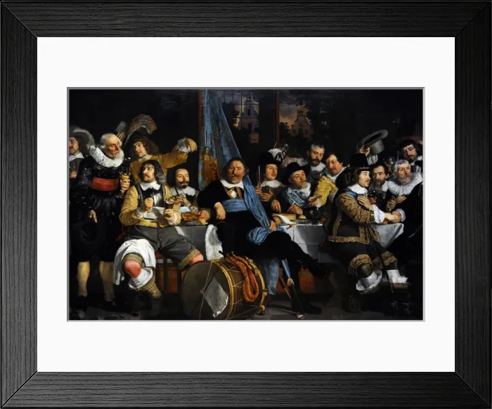 Framed Print : Banquet of the Amsterdam Civic Guard in Celebration of the P Framed Print : Banquet of the Amsterdam Civic Guard in Celebration of the P