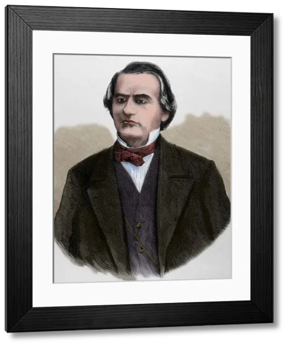 Framed Print : Andrew Johnson (1808-1875). 17th President of the United Sta Framed Print : Andrew Johnson (1808-1875). 17th President of the United Sta