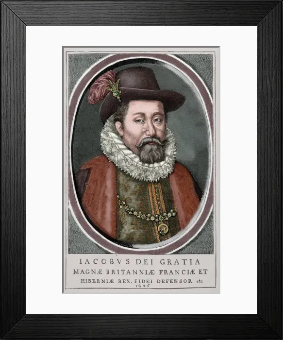 Framed Print : James VI of Scotland and James I of England Framed Print : James VI of Scotland and James I of England