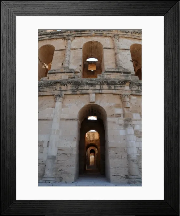 Framed Print : Tunisia. Roman Art. Amphitheatre of Djem Framed Print : Tunisia. Roman Art. Amphitheatre of Djem