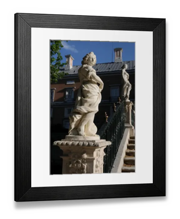 Framed Print : Spain. Royal Palace of Aranjuez. Mythological statues by Seb Framed Print : Spain. Royal Palace of Aranjuez. Mythological statues by Seb