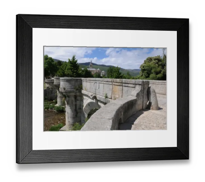 Framed Print : Spain. Rascafria. Bridge of Forgiveness. Built in 1302 to by Framed Print : Spain. Rascafria. Bridge of Forgiveness. Built in 1302 to by