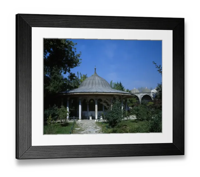 Framed Print : Turkey. Istanbul. MIhrimah Mosque. Architect. Mimar Sinan ( Framed Print : Turkey. Istanbul. MIhrimah Mosque. Architect. Mimar Sinan (