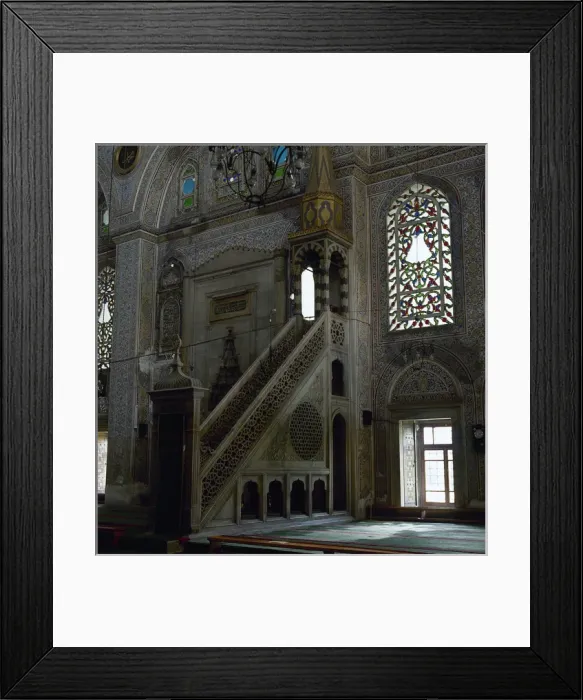 Framed Print : Turkey. Istanbul. The Mihrimah Sultan Mosque, designed by Mi Framed Print : Turkey. Istanbul. The Mihrimah Sultan Mosque, designed by Mi