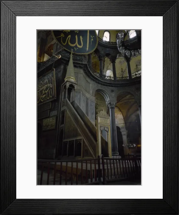 Framed Print : Turkey. Istanbul. Hagia Sophia. Minbar, pulpit Framed Print : Turkey. Istanbul. Hagia Sophia. Minbar, pulpit