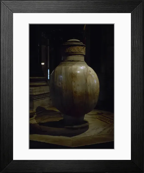 Framed Print : Turkey. Istanbul. Hagia Sophia. Inside. Alabaster urn Framed Print : Turkey. Istanbul. Hagia Sophia. Inside. Alabaster urn
