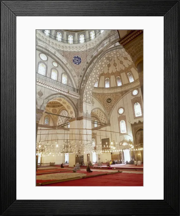 Framed Print : Turkey. Istanbul. Bayezid II Mosque. Ottoman style. 16th cen Framed Print : Turkey. Istanbul. Bayezid II Mosque. Ottoman style. 16th cen