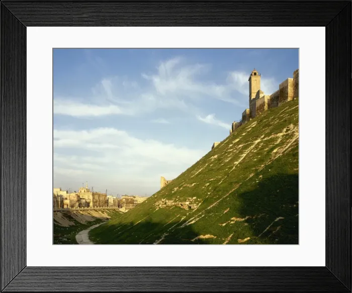 Framed Print : Syria. Citadel of Aleppo. Medieval fortified. Built 3rd mill Framed Print : Syria. Citadel of Aleppo. Medieval fortified. Built 3rd mill