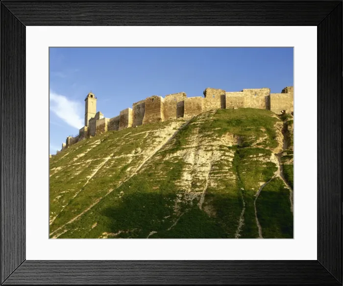Framed Print : Syria. Citadel of Aleppo. Medieval fortified. Built 3rd mill Framed Print : Syria. Citadel of Aleppo. Medieval fortified. Built 3rd mill