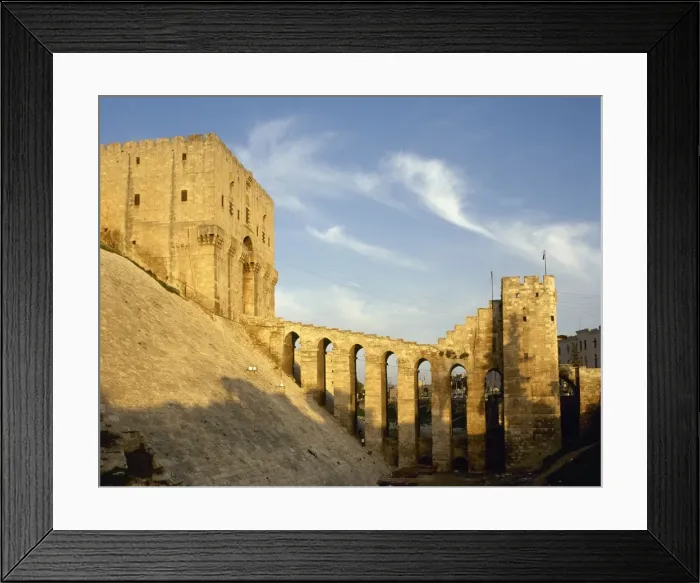 Framed Print : Syria. Citadel of Aleppo. Medieval fortified. Built 3rd mill Framed Print : Syria. Citadel of Aleppo. Medieval fortified. Built 3rd mill