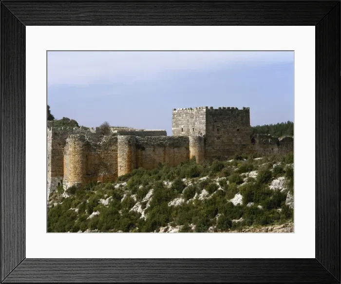 Framed Print : Syria. Citadel of Salah Ed-Din or Saladin Castle. Near Al-Ha Framed Print : Syria. Citadel of Salah Ed-Din or Saladin Castle. Near Al-Ha