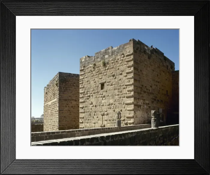 Framed Print : Syria. Bosra. The Citadel. Built in 8th century Framed Print : Syria. Bosra. The Citadel. Built in 8th century