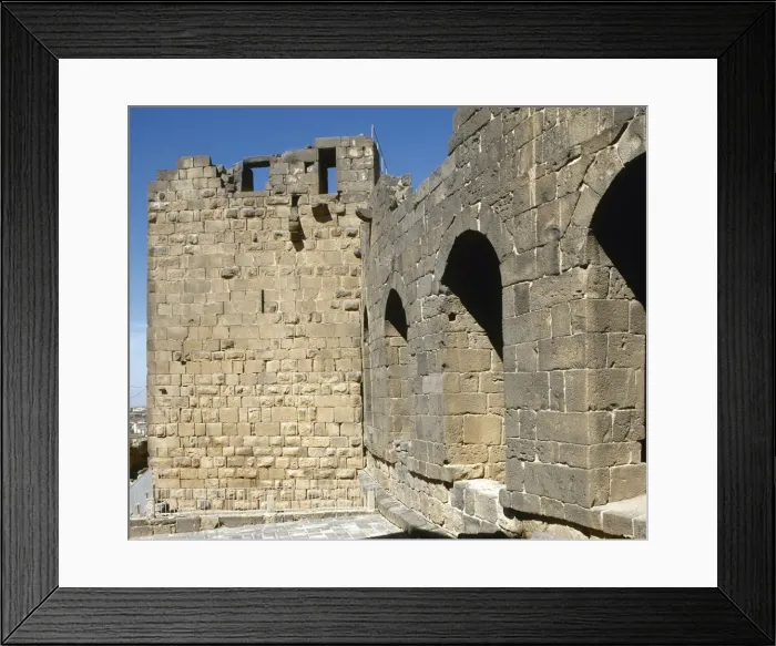 Framed Print : Syria. Bosra. View of the roman theater, located of the cita Framed Print : Syria. Bosra. View of the roman theater, located of the cita