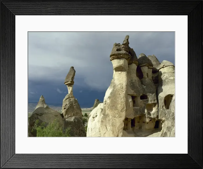 Framed Print : Turkey. Cappadocia. Pasabaglari. Monks Valley. Fairy chimne Framed Print : Turkey. Cappadocia. Pasabaglari. Monks Valley. Fairy chimne