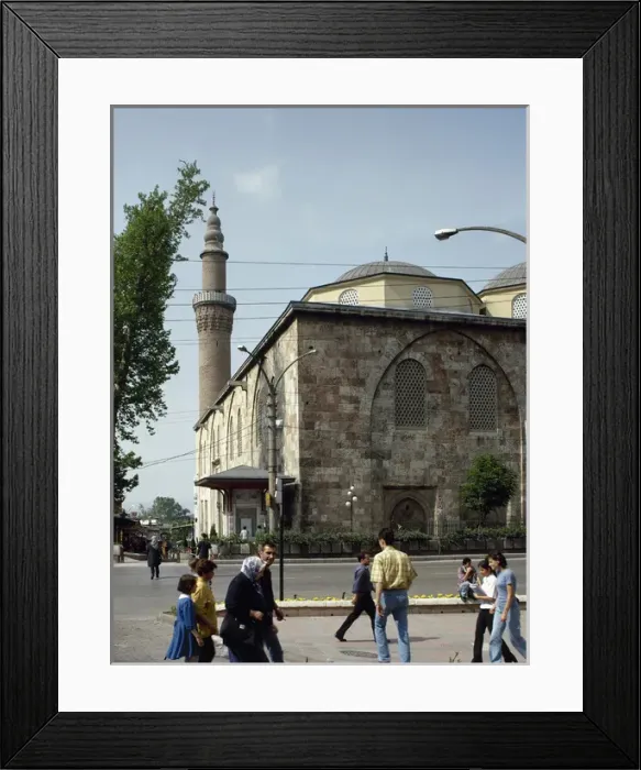Framed Print : Turkey. Bursa. Ulu Cami or Bursa Grand Mosque. Built in Framed Print : Turkey. Bursa. Ulu Cami or Bursa Grand Mosque. Built in
