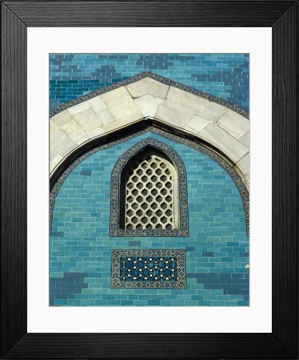 Framed Print : Turkey. Bursa. Yesil Turbe (Green Tomb). Mausoleum of Sultan