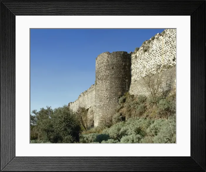 Framed Print : Syria. Margat (Marqab). Castle Qalaat al-Marqab (Castle of t Framed Print : Syria. Margat (Marqab). Castle Qalaat al-Marqab (Castle of t