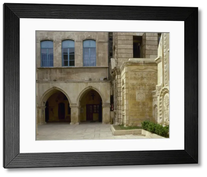 Framed Print : Syria. Aleppo. Entrance of Gregorian Armenian Church Framed Print : Syria. Aleppo. Entrance of Gregorian Armenian Church