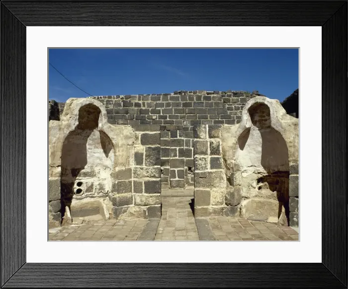 Framed Print : Syria. Bosra. Hammab Manshak. Old public baths. 14th century Framed Print : Syria. Bosra. Hammab Manshak. Old public baths. 14th century