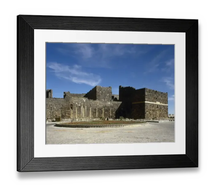 Framed Print : Syria. Bosra. A View of the citadel. Built in 8th century Framed Print : Syria. Bosra. A View of the citadel. Built in 8th century