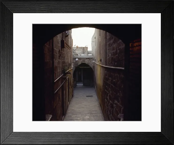 Framed Print : Syria. Aleppo. Street of the old city Framed Print : Syria. Aleppo. Street of the old city